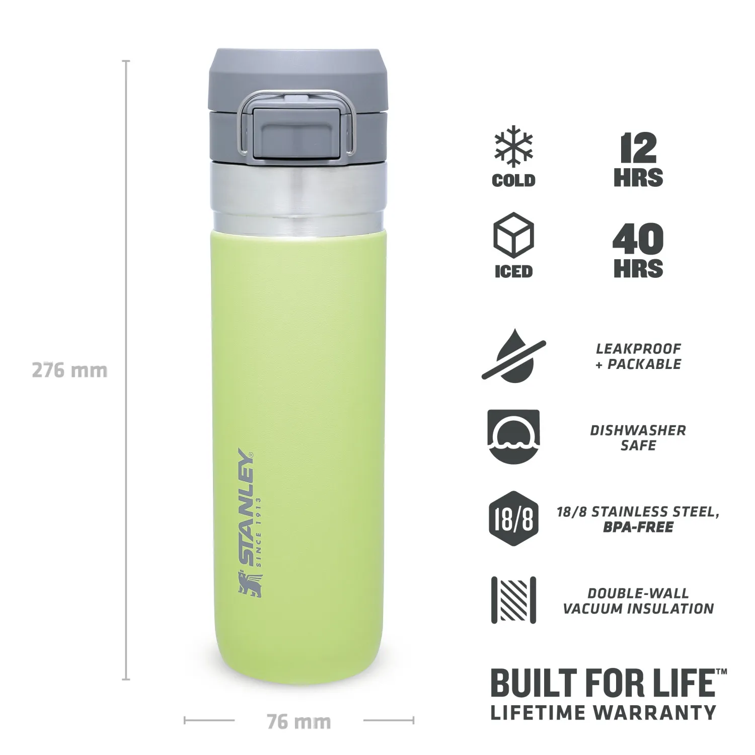 Stanley - The GO Quick-Flip Water Bottle 0.7 L - 24 OZ - Citron - 3.jpg