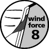 Windstabilisierung getestet bis WIndstärke 8