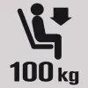 100 kg getestete Gewichtsbelastung