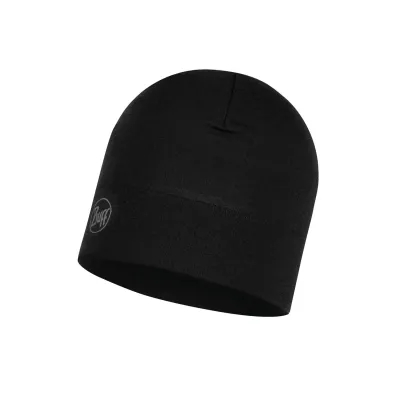 Midweight Merino Wool Hat schwarz