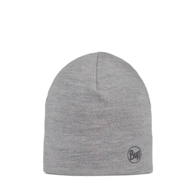 Midweight Merino Beanie grau