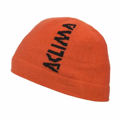 WarmWool jib Beanie orange