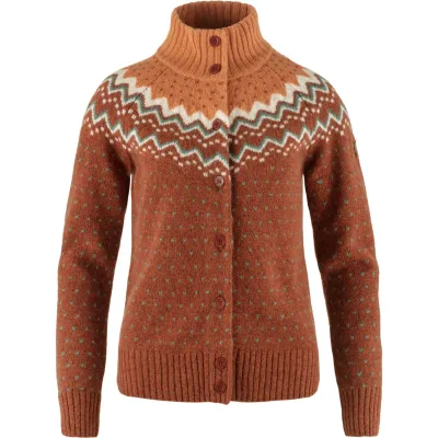 Övik Knit Cardigan W orange