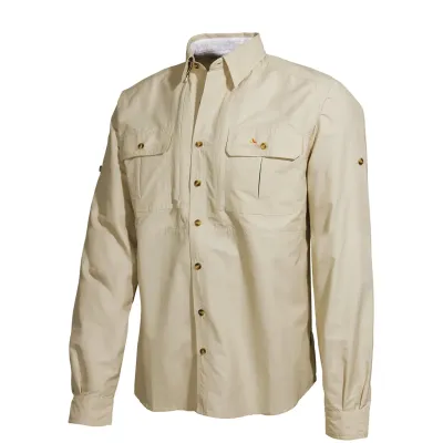 Senhor Eanes Langarm Hemd beige