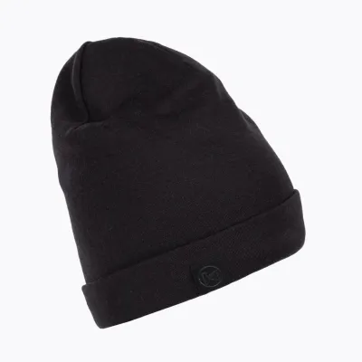 Merino Heavyweight Beanie schwarz