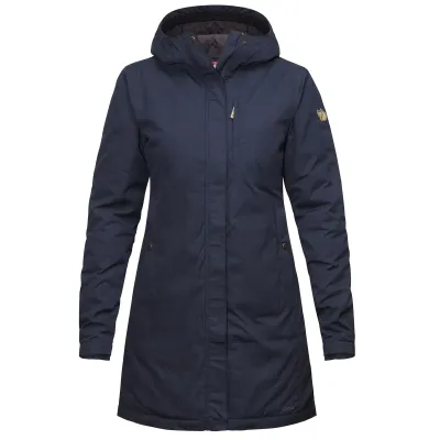 Kiruna Padded Parka W blau