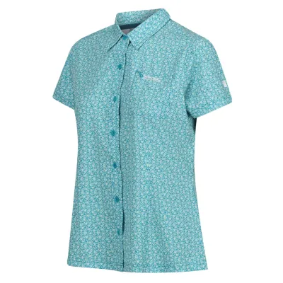 Women`s Travel Packaway S/S Shirt blau