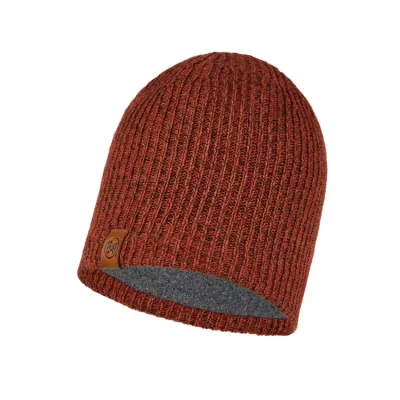 Lyne Knitted & Fleece Beanie rot