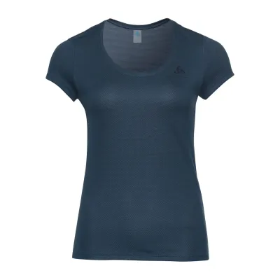 Active F-Dry Light Eco Bl Top Crew Neck S/S Women blau