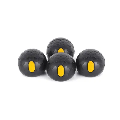 Vibram Ball Feet Set 55 mm (4 Stück) schwarz