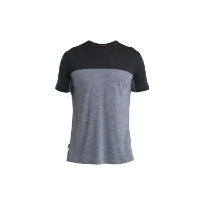 M Sphere III SS Tee Colour Block Men grau