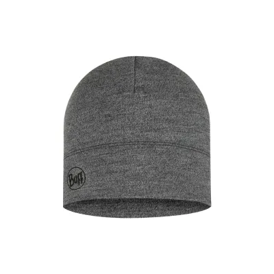 Midweight Merino Beanie grau