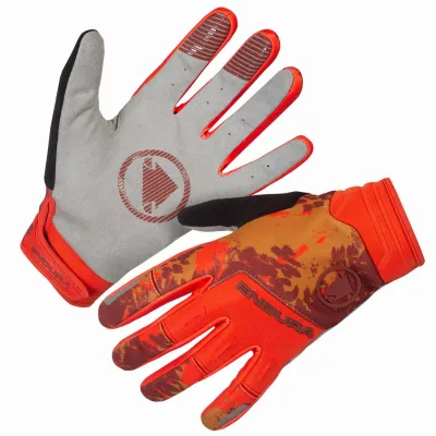 SingleTrack winddichter Handschuh orange