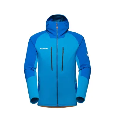 Eiswand Advanced ML Hooded Jacket Men blau