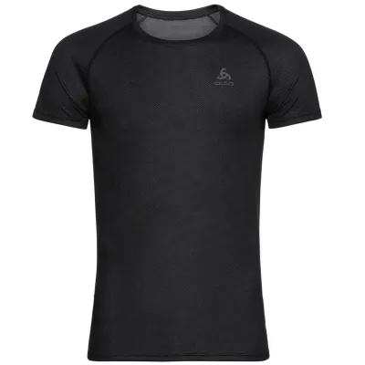 Active F-Dry Light Eco Bl Top Crew Neck S/S Men schwarz