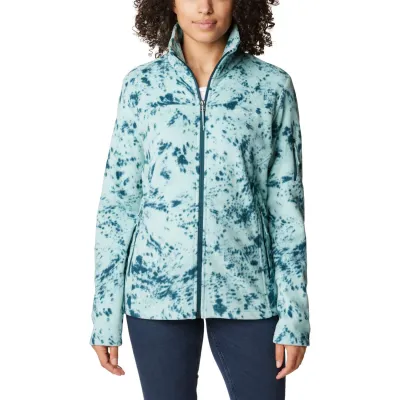 Fast Trek Printed Jacket Women blau