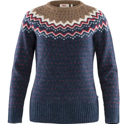 Övik Knit Sweater W blau