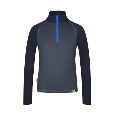 Rauland Half Zip blau