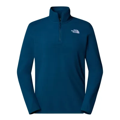 M 100 Glacier 1/4 Zip blau