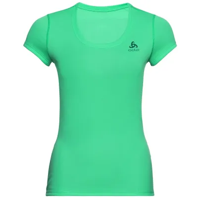 Active F-Dry Light Eco Bl Top Crew Neck S/S Women grün