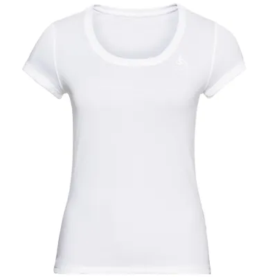 Active F-Dry Light Eco Bl Top Crew Neck S/S Women weiß