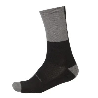 BaaBaa Merino Wintersocken schwarz