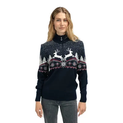 Dale Christmas Sweater Women blau