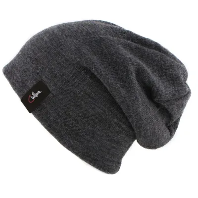 Relaxed Beanie grau