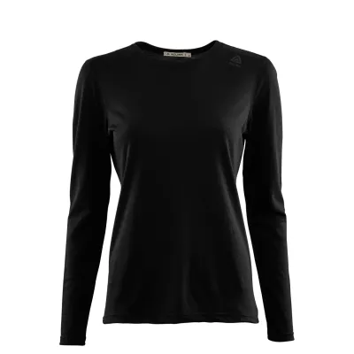 Lightwool Undershirt Longsleeve Women schwarz