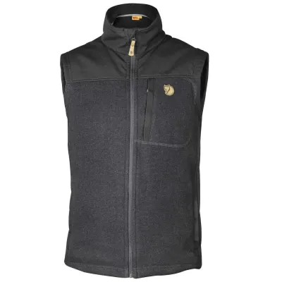 Buck Fleece Vest schwarz