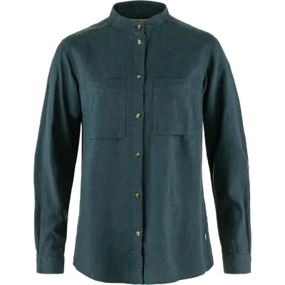 Övik Hemp Shirt LS W blau