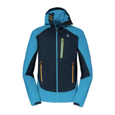 Fleece Hoody Rotbach M blau