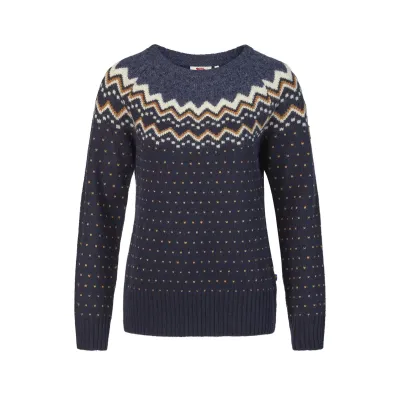 Övik Knit Sweater W blau