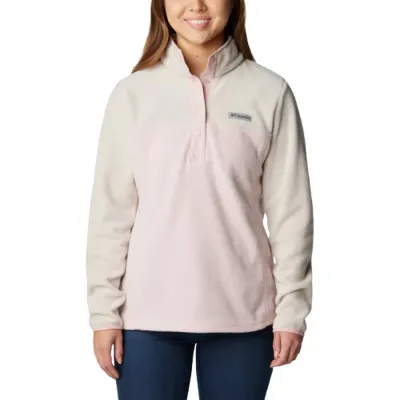 Benton Springs Half Snap Pullover Women lila