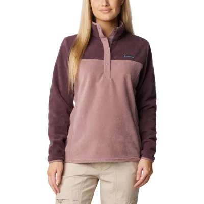 Benton Springs Half Snap Pullover Women lila